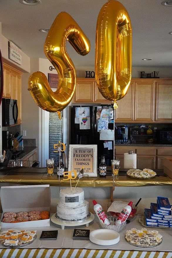 Number 40 Balloon for 40th Birthday Decorations Women Men Party, Inflation - Image 3