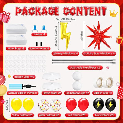 Kasyat 2 Set Cartoon Theme Balloon Column Stand Kit - Image 2