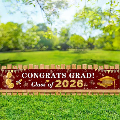 2026 Graduation Decorations Congrats Grad Class of 2026 Banner - Image 6