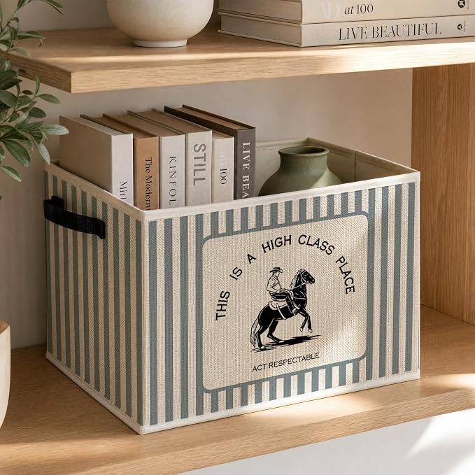 Funny Western Cowboy Storage Basket - Image 3