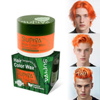 Temporary Hair Color Wax for Men - SUPIYA Washable Hair Wax Color, All-Day Hold Disposable Hair Wax for Party, Cosplay & Daily (Color #37W)