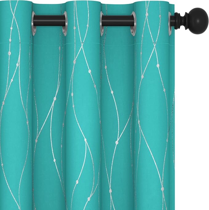 Deconovo Living Room Curtains 95 Inches Long, Thermal Insulated, Room Darkening by Unknown
