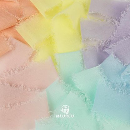 Pastel Macaron Chiffon Ribbon - Image 4