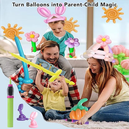 Balloon Pump Handheld Two-Way Dual Action Balloon Inflator Pumping - Image 6