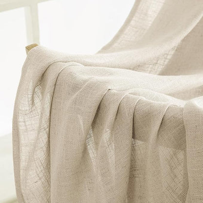 MIULEE Linen Curtains 52x108 Inch Length 2 Panels - Image 6
