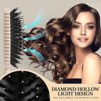 Curly Hair Brush Defining, Volume Curl Defining Brush for Effortlessly Detangling Shaping and Styling Men's Women's Curls, Waves & Coils, Curly Hair Products, Reduce Frizz, Beige 1PC