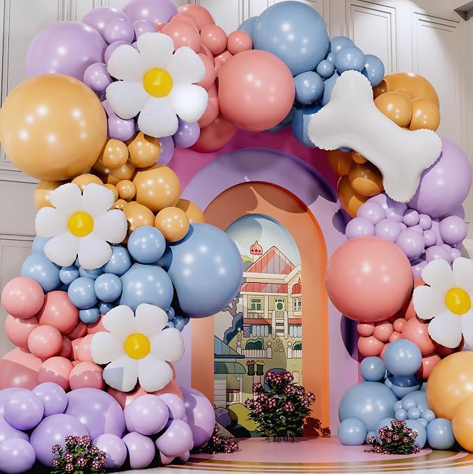 ALL-IN-1 Blue Balloon Arch Kit - Image 4