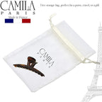 Camila Paris CP2623 French Hair Clip for Women, Narrow, Strong Hold Grip Double Teeth Girls Hair Claw Clips Jaw, Fashion Durable Styling Hair Accessories for Women, Made in France