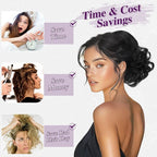 BARSDAR Dark Brown Ponytail Extension - 10 Inch Short Wavy Drawstring Ponytail Hair Extensions for Women - Synthetic Comb Clip in Ponytail Hairpieces Fake Pony Tails - Dark Brown