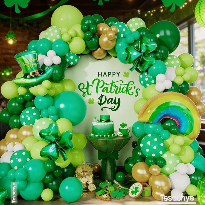 St. Patrick's Day Balloon Garland Arch Kit - Image 7
