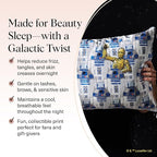 Kitsch x Star Wars R2-D2 & C-3PO Satin Pillowcase | Satin Pillowcase with Zipper, Better Than Silk Pillowcase | Frizz-Reducing Pillow Case for Hair & Skin Care, Cooling & Breathable - King