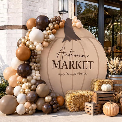 Brown Balloons 12 Inch Dark Light Brown Coffee Tan Beige Gold Latex Balloon | - Image 5