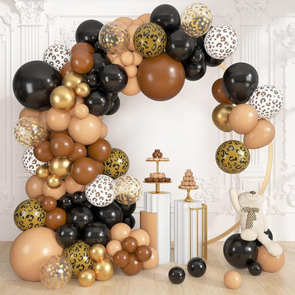 Amandir 153pcs Cheetah Balloons Arch Garland Kit Different Sizes | 18 12 10 - Image 2