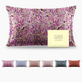 Mulberry Silk Pillowcase for Hair and Skin King Size Leopard Print Silk Pillow Cases with Zipper Soft Breathable Smooth Cooling Silk Pillow Covers for Sleeping (Pink Paint,20"X 36",1Pcs)