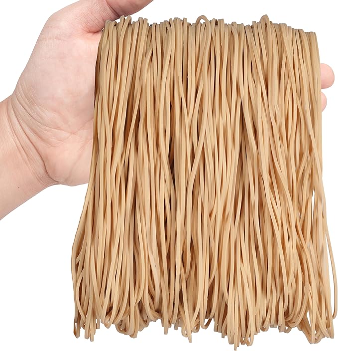 Rubber Bands Large for Balloon Arches Size #117A 208pcs Stretchy Elastic Band by Foshine