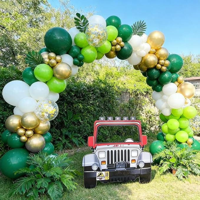 103pcs Lime Green and Gold Balloon Garland Arch Kit, 18/12/10/5 Inch Light - Image 6