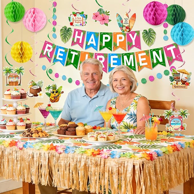 Luau Hawaiian Retirement Party Decorations - Image 7