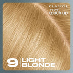 Clairol Root Touch-Up by Nice'n Easy Permanent Hair Dye, 9 Light Blonde Hair Color, Pack of 2
