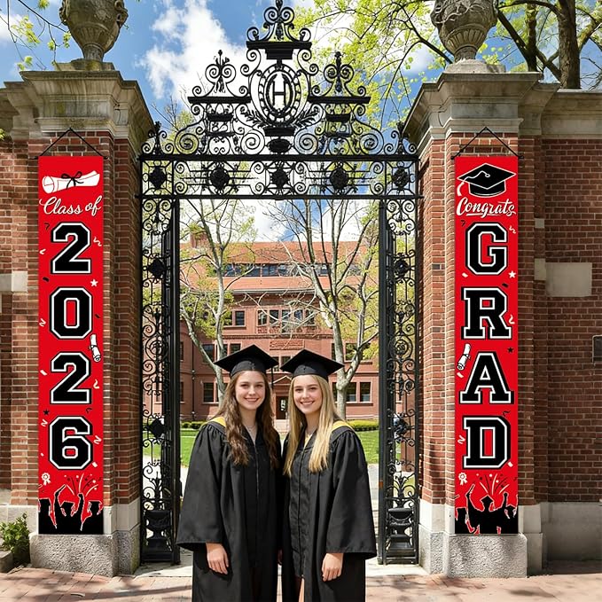 Graduation Decorations 2026 Porch Banner, Congrats Grad Class of 2026 Banner - Image 4