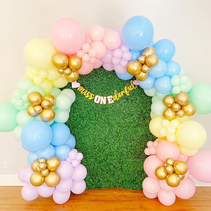 Voircoloria 130pcs Pastel Balloons Garland Arch Kit, 18 12 10 5 Inch | - Image 8