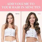 GOO GOO Clip in Hair Extensions Real Human Hair, Remy Human Hair Extensions Clip ins for Women, Natural Human Hair, 14inch 120g 7Pcs, 4D/14/5B Brunette Balayage