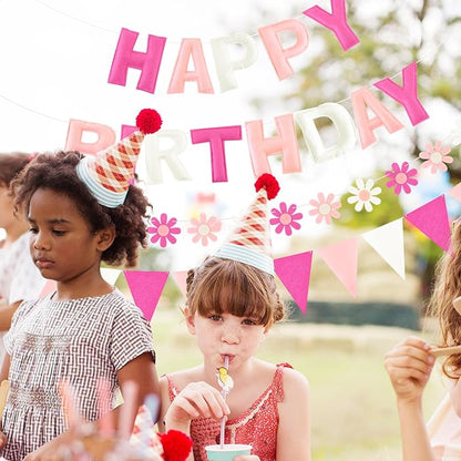 CANREVEL 3 PCS Pre-Strung 3D Happy Birthday Banner Decorations, Happy Birthday - Image 2