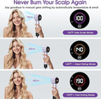 Ionic Hair Dryer with Auto-Adjusting Sensor,AI Hair Dryer with Magnetic Diffuser,100000 RPM High-Speed Hair Blow Dryer for Fast Drying,Compact Blow Dryer with 500M Plasma,Hair Dryers for Women(Purple)