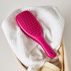 Tangle Teezer Ultimate Detangler Hairbrush, Eliminates Knots & Reduces Breakage, Mini Hair Brush for Travel, Small Hands & All Hair Types, Electric Raspberry