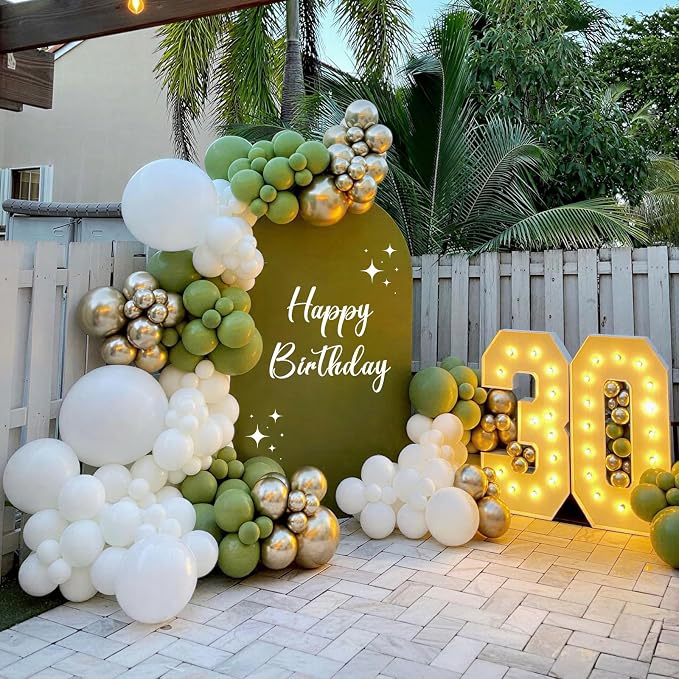 154 PCS of White Balloons in Different Sizes - Image 2