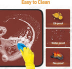 Heat Resistant Mat for Air Fryer, 16 x 20in Heat Resistant Mat for Countertop, Fireproof Silicone Countertop Protector Appliance Slider for Air Fryer, Coffee Maker, Toaster, Oven (Red)