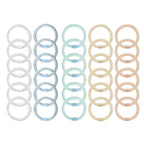 Hair Ties for Thick Hair, Funtopia 30 Pcs Ponytail Holders Elastics Hair Bands, No Damage No Crease Hair Elastics for Women Girls Teens