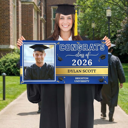 Graduation Banner, Custom Class of 2026 - Image 3