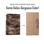 Madison Reed Radiant Hair Color Kit - 7NA Light Ash Brown with Cool Smoky Undertones (Arezzo Brown), Dimensional Gray Hair Blending Permanent Hair Dye, PPD-Free & Ammonia-Free, 2 Pack