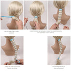 Sport Hair Ties for Women Pony Tails Elastic Hair Ties for Gym Braided Hair Ties Spiral Hair Ties for Swimming Sports