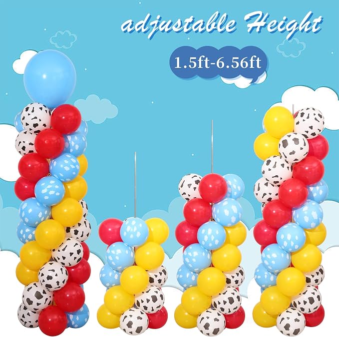 Toys Inspired Story Balloon Column Stand Kit Set of 2, 7FT Height Balloon - Image 6