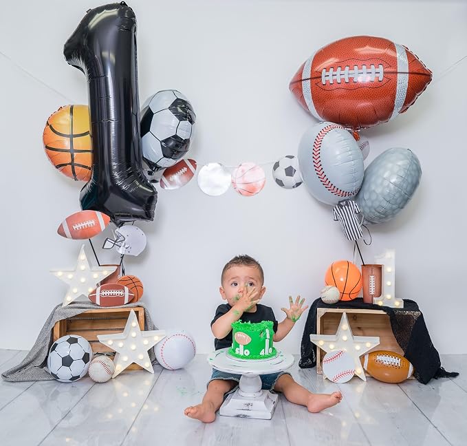Black Number 3 Balloon 40 Inch, 3rd Birthday Party Decorations Men Women | Foil - Image 6