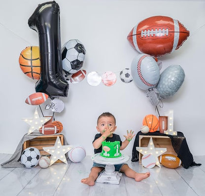 Black Number 0 Balloon 40 Inch, 0th Birthday Party Decorations Men Women | Foil - Image 2
