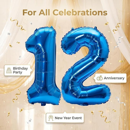 YPSelected 32 Inch Large Foil Helium Number Balloon Birthday Wedding Party 0-9 - Image 6