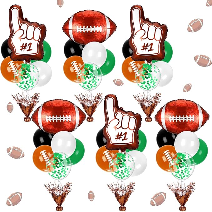 Civaner Football Party Balloons Stand Kit 6 Sets by Civaner