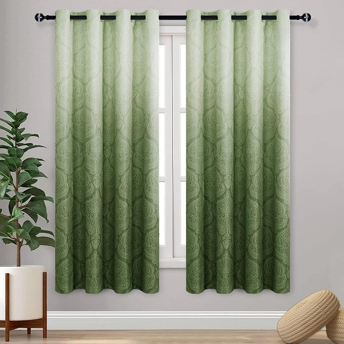 DWCN Ombre Room Darkening Blackout Curtains by DWCN