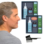 Hair & Beard Color for Blending Grays 2 pack - Light Ash Blonde - Ammonia-Free Complete Men’s At-home Beard & Hair Dye Kit, Professional-grade Demi-Permanent Hair Color (9.1)