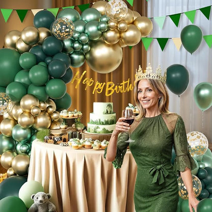 147pcs Green Balloon Garland Arch Kit - Image 5