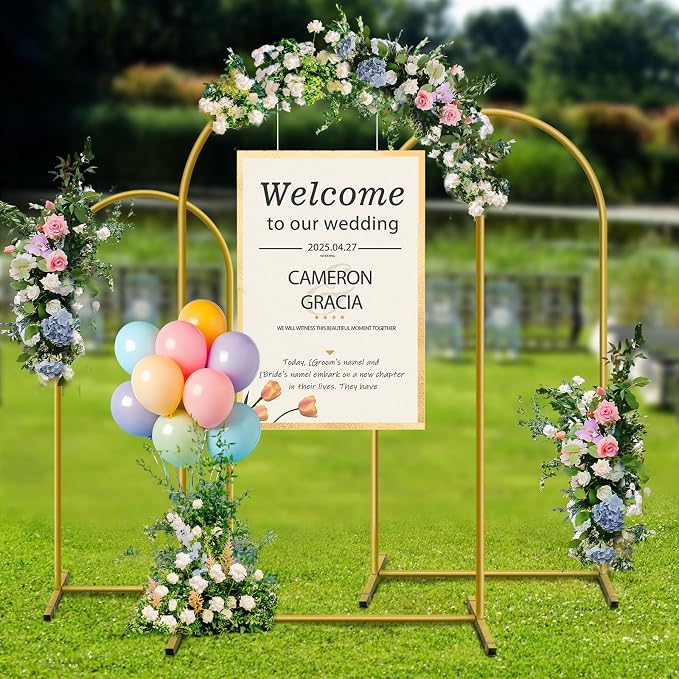 Metal Arch Backdrop Stand, easy set-up, - Image 7
