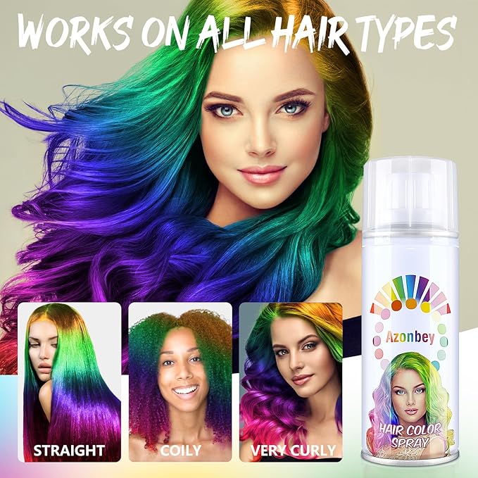 Halloween Hair Spray,Temporary Hair Color Spray for Women Kids Men,Washable Hairspray,Colored Hair Spray,Color Hairspray for Halloween,Party,Cosplay,Christmas Day (Gray)