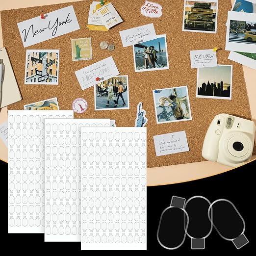 300PCS Clear Museum Putty, Removable Double Sided Sticky Tack Dots, Waterproof - Image 7