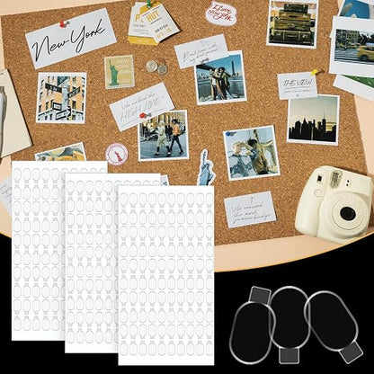 300PCS Clear Museum Putty, Removable Double Sided Sticky Tack Dots, Waterproof - Image 7