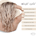 No Yellow Toning Conditioner for Blonde Hair, Silver, Bright Crystal and Purple | blonde shampoo Brass Moisturizing Formula | Dutch Made | Green Tea, Jasmine & Rose Scent | 750 ml
