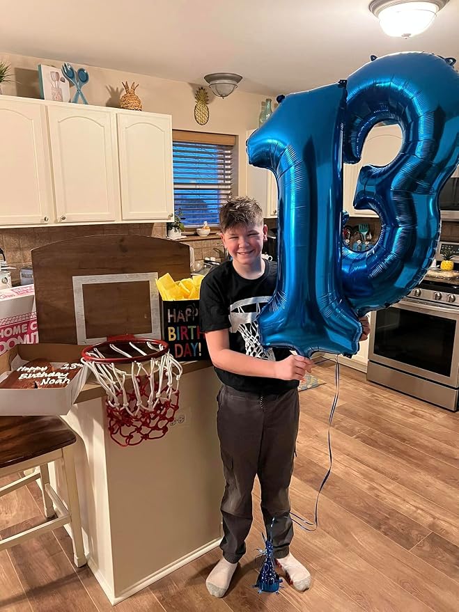 Navy Blue 13 Balloon - Image 7