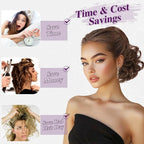 BARSDAR Drawstring Ponytail Extension - 10 Inch Short Wavy Medium Brown Ponytail Extensions for Women - Synthetic Comb Clip in Ponytail Hairpieces Fake Pony Tails Daily - Medium Brown Mixed