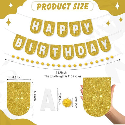 Hahafelt 125 Pcs Make Your Own Banner Kit Personalized Handmade Name Scallop - Image 2